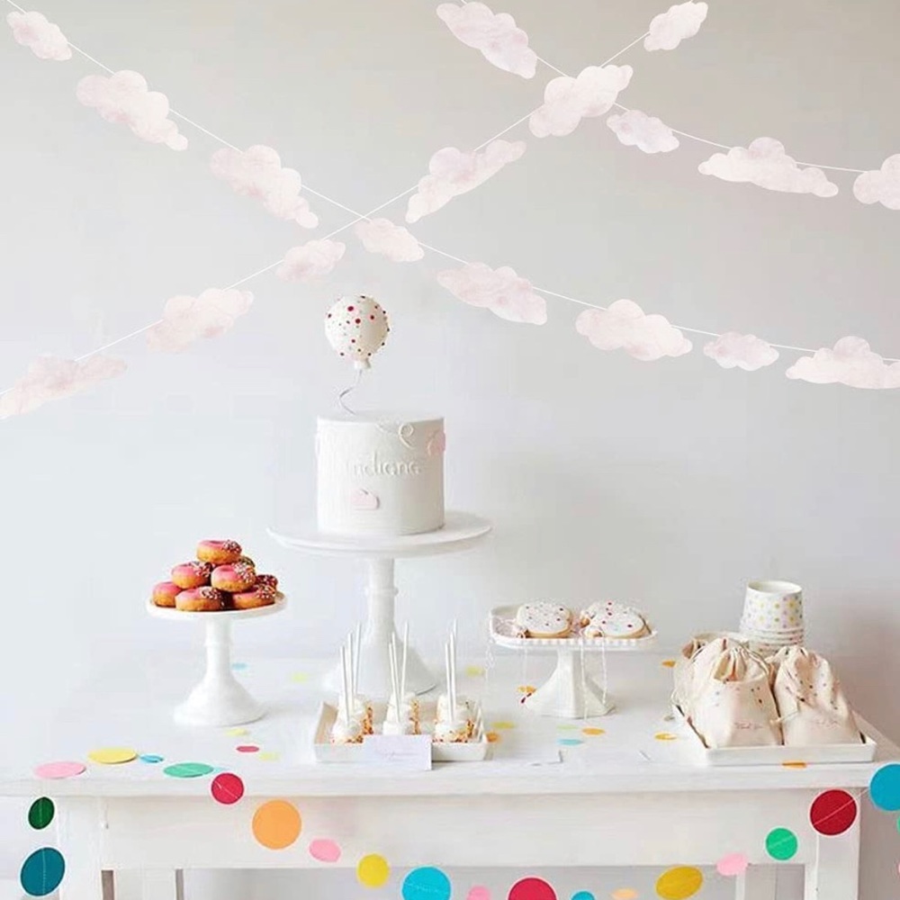 Pink marble cloud decoration kit